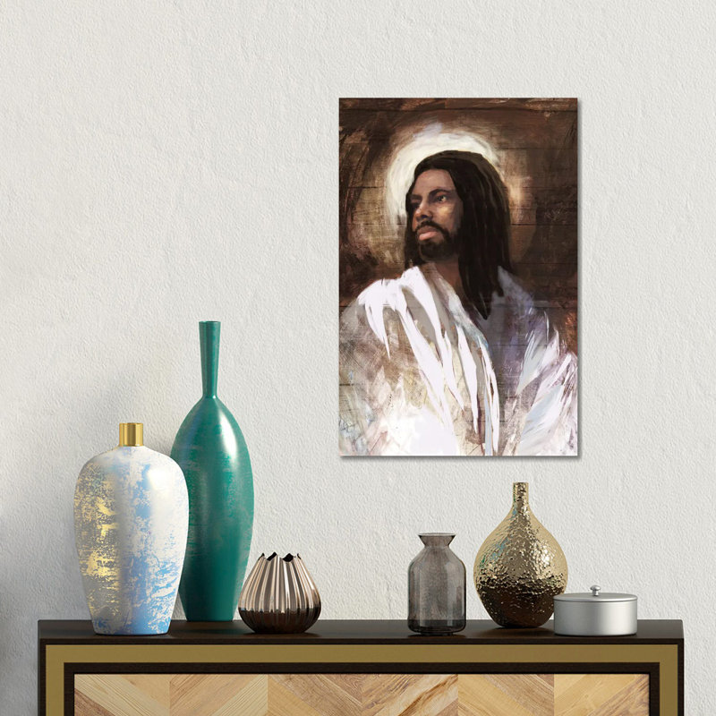 «Saint Sauveur II», reproduction d'art sur toile tendue, Toile tendue, Ne s’applique pas, H 18 po x l 12 po