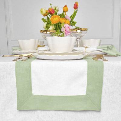 100% Pure Linen Table Runner - Fete