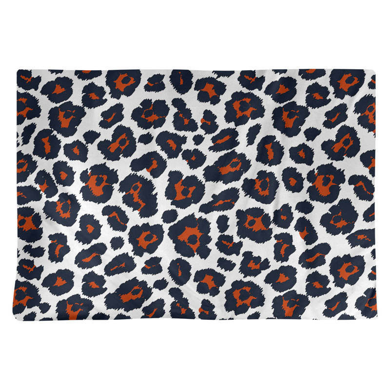 Napperon 18 "Chicago football, Blanc / orange / bleu marine foncé, Coton