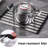 Stainless Steel Foldable Dish Drying Rack, Over the Sink Draining Rack for Kitchen Counter, Roll Up Dish Rack for Sink, Multipurpose Kitchen Organizer for Dishes, Cups, Utensils and Vegetables