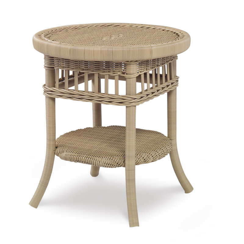 Thomas O'Brien Outdoor Round Side Table, Natural Wicker