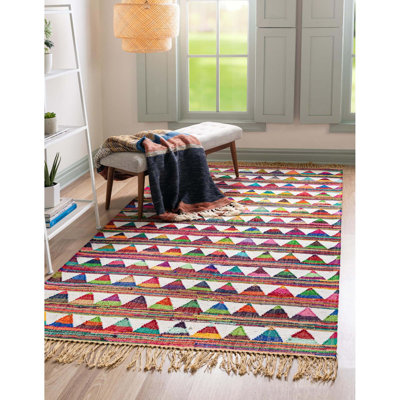 Jillann Cotton Geometric Indoor Rug