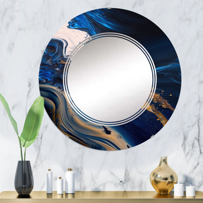 Miroir mural Prenell Ice Paint Splash II - Modern