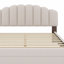 Lit plateforme tapissier avec tiroir-1908579493