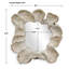 Miroir rond en bois Ariane
