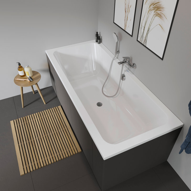 Duravit D-Code 71" x 32" Drop in Soaking Bathtub