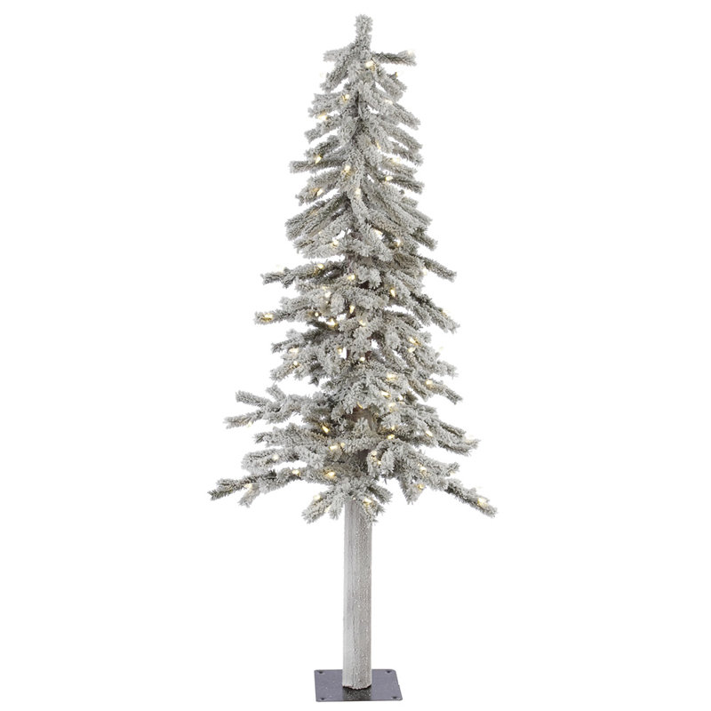 5' Lighted Pine Christmas Tree