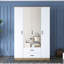 Berend 4 Door Manufactured Wood Wardrobe