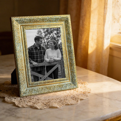 Cadre de table doré antique 1 PC 11 "x 14" avec orientation portrait ou paysage