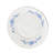 Quiana Porcelain Teacup and Saucer set, floral & sterling silver trim