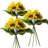 7-Piece Sunflower - Set of 3 - Yellow