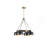 Metal 4-Light Shade Chandelier