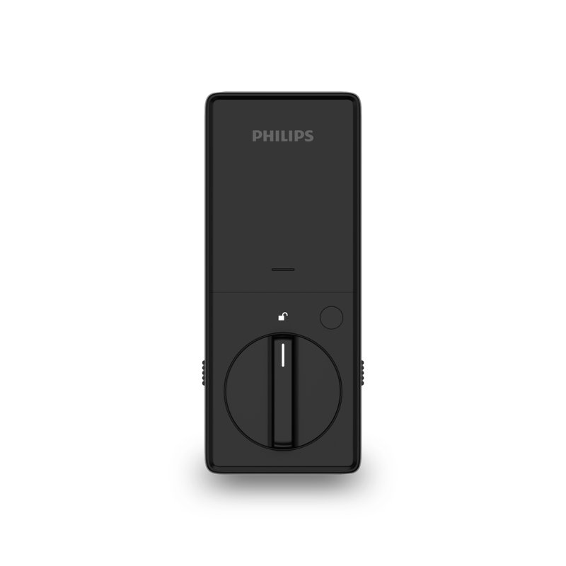 Philips Bluetooth Smart Door Lock Deadbolt with Fingerprint and Touchscreen, Matte Black
