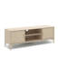 Harrington Curtis 2 Door TV Unit with Open Shelves-114867373