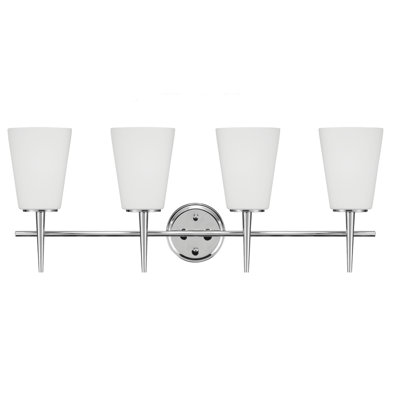Erlandson 4 Light Dimmable Vanity Light