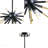Chandelier - 3-Light Configuration, Spiked Design