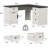 60" Executive L Shaped Desk-519655630