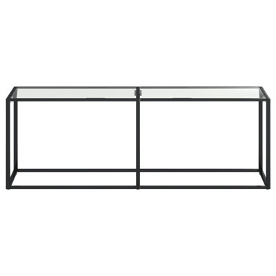 Hefling Glass Top Console Table