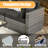 Almeria 8 - Person Modular Patio Conversation Set with Cushions-823032508