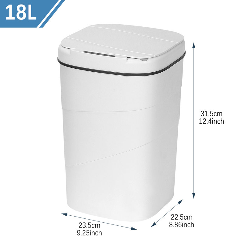 Sensor-Activated Trash Bin, 18 Gal