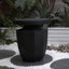 Table d'appoint d'extérieur robuste en faux terrazzo