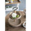 Plateau Delway 24,5 po - brun clair, noir antique
