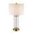 Maxille 1 - Light Seeded Glass Table Lamp