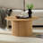 Wood Round Coffee Table-425460159