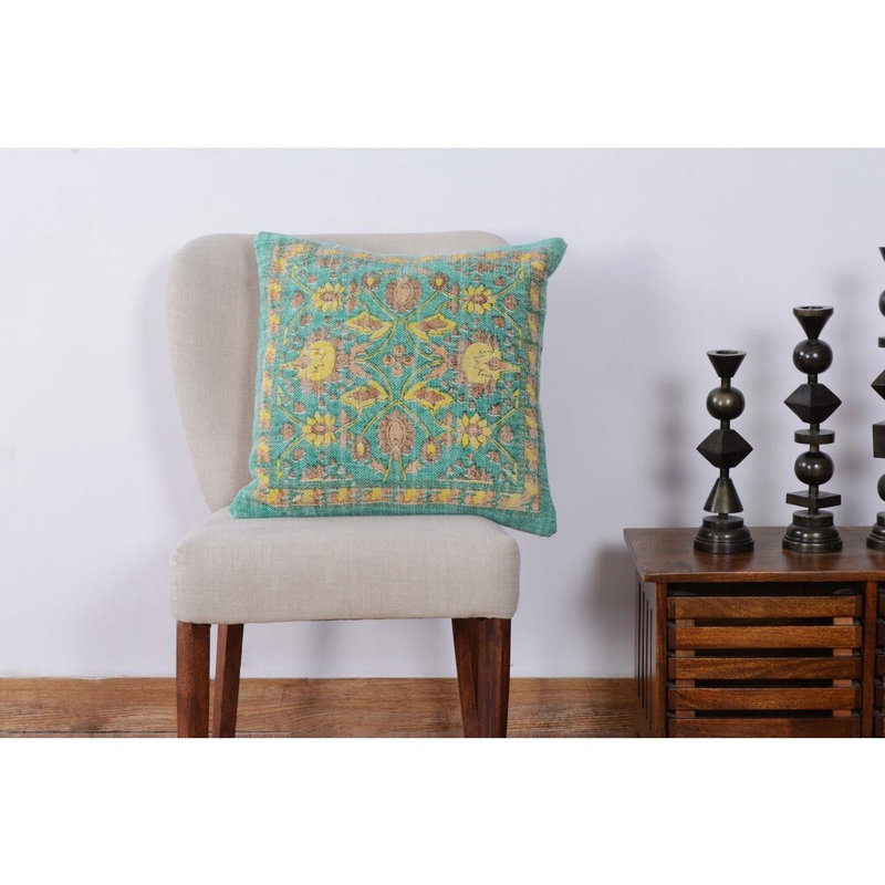 Housse et insert de coussin décoratif Januschka, Ivoire