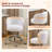 Teddy Fleece Office Chair Swivel Desk Chair With Adjustable Height For Home Office Workspace-2143546976