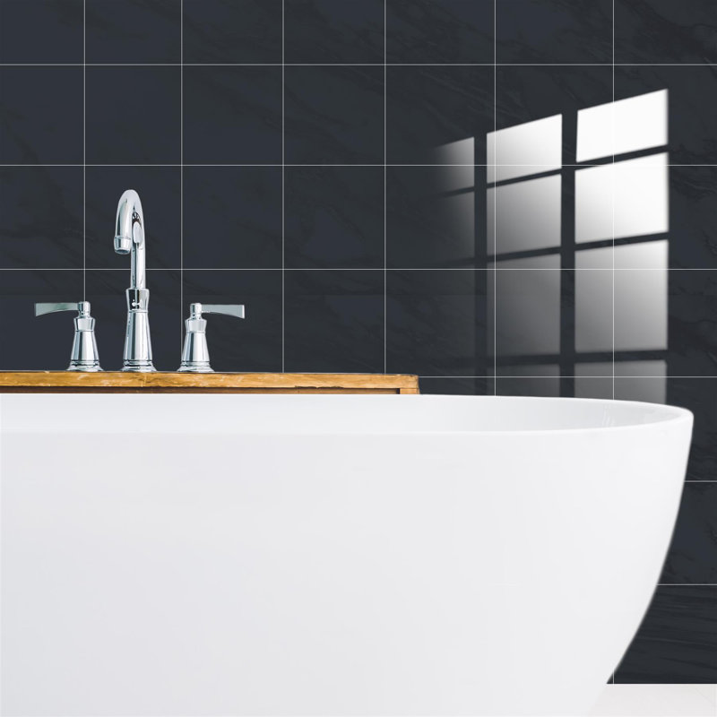 Brixen 38.71cm W x 38.71cm L PVC Peel and Stick Mosaic Tile