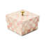 Rosy Check Capiz Scalloped Box