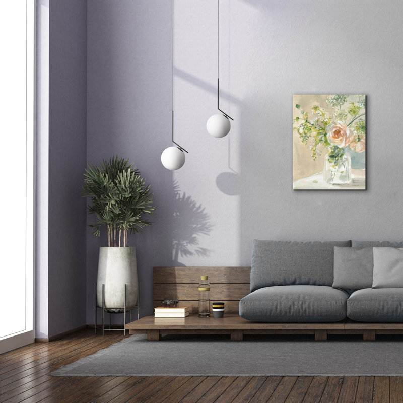 «Summer Romance C» par Danhui Nai, art mural sur toile, H 34 po x l 26 po