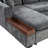 Sectional Sofa 93.7" L-Shaped Sofa Upholstered Sofa Couch With Wooden Storage Compartment For Living Room-1223405914
