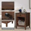 Ensemble de meubles de chambre à coucher 3 pièces avec commode 7 tiroirs et 2 tables de chevet Dundald-637390190