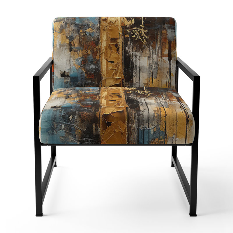 Chaise d'appoint rembourrée Divine Love, Noir