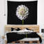 Dahlia floral avec tapisserie noire-28499606