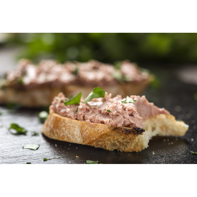 Bitten Liverwurst Sandwich - Wrapped Canvas Print, 51cm H x 76cm W x 3.8cm D