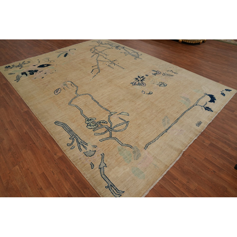 Tapis oriental Art Deco 9 x 12