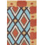 Tapis intérieur / extérieur bleu / rouge crocheté à la main Bowden-19262961