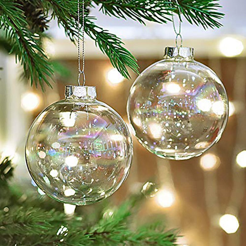 Solid Colour Glass Ball Ornament