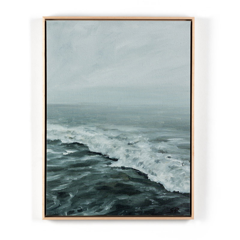 Morning Waves Print by Shaina Page, 48" H x 36" W x 2" D