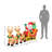 8Ft Inflatable Train With Sleigh And Reindeer