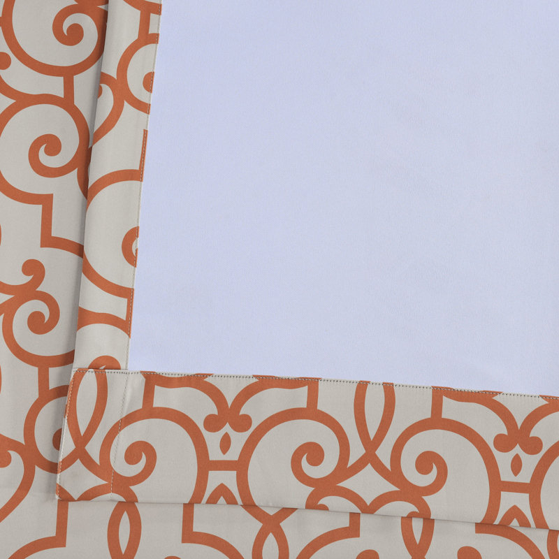 Tennessee Room Darkening Curtain Single Panel, 50" W x 84" L