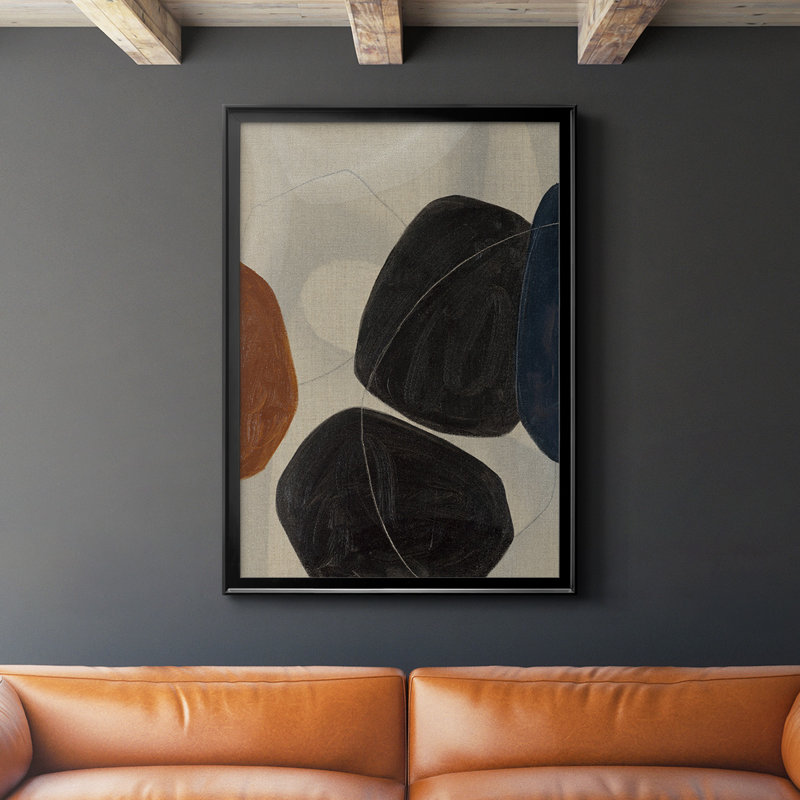 Gravity I, reproduction encadrée de qualité supérieure - prête à être accrochée, Cadre noir, H 24,5 po x l 18,5 po x P 1 po