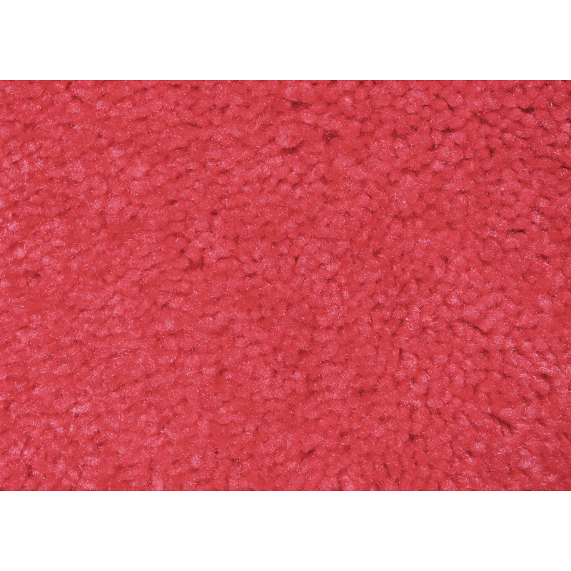 Tapis de bain antidérapant en nylon doux Mccluney, Hibiscus rose, L 24 po x L 40 po