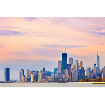 Skyline of Chicago - Photographie sur toile tendue