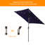 Parasol de marché carré 78 po Rimmel-1770042470