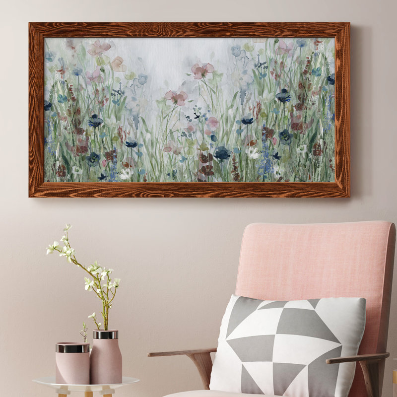 Wildflower Fields - Peinture sur toile encadrée, Érable