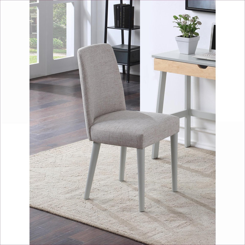 Fauteuil d'appoint multi-usage en tissu massif gris froid, Gris